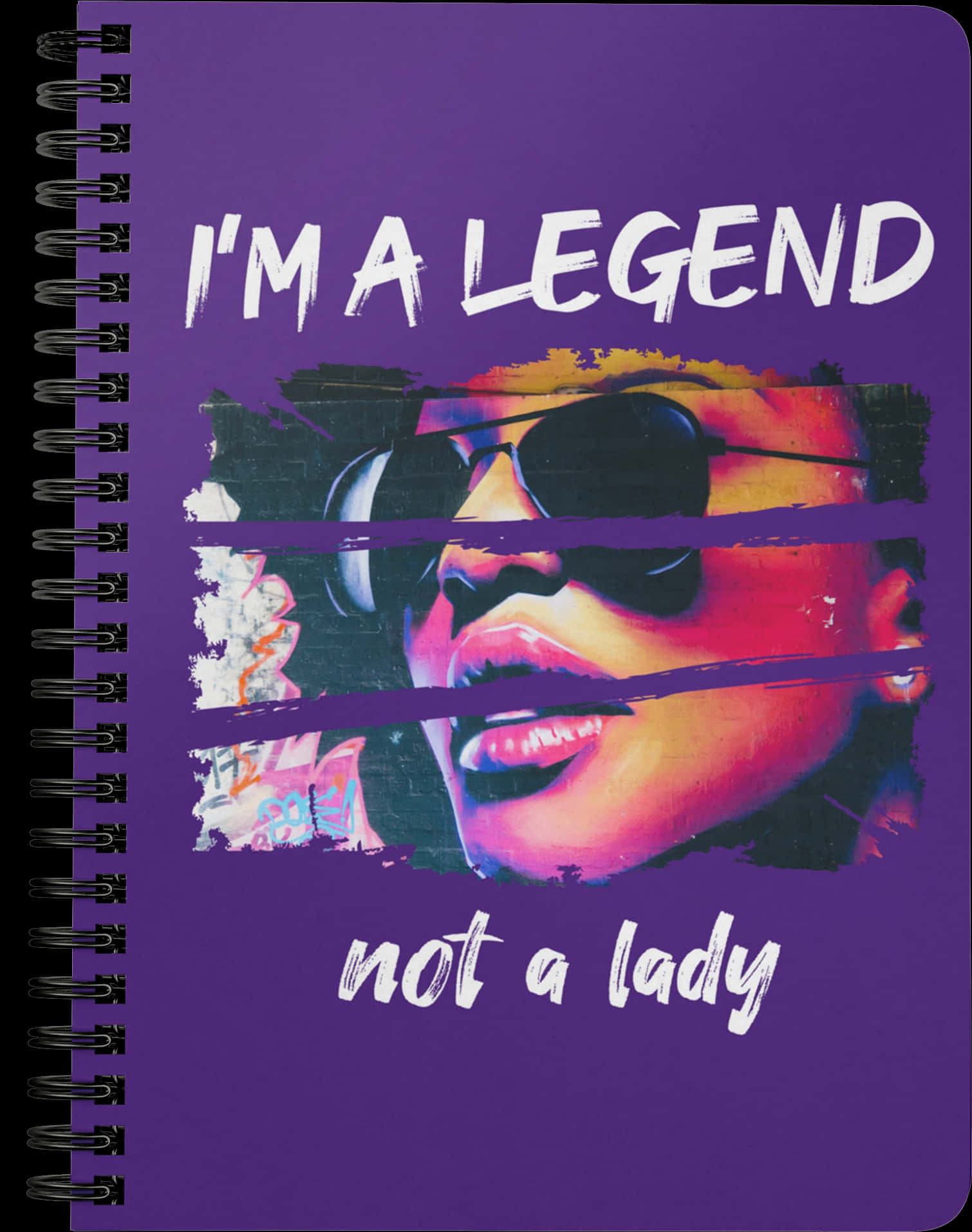 Im A Legend Notebook Cover PNG Image