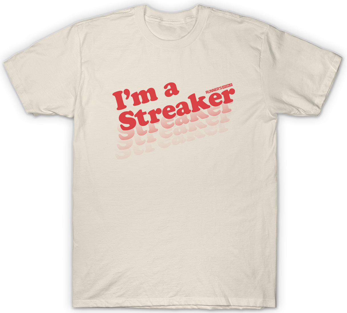 Ima Streaker Running T Shirt Design PNG Image