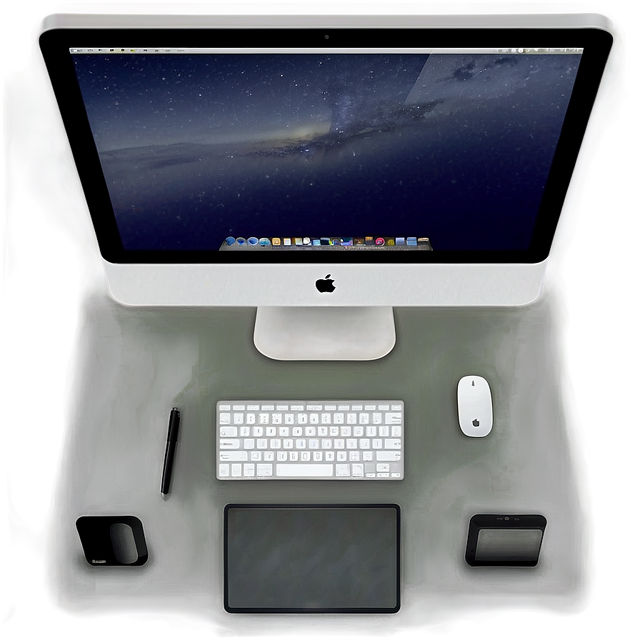 Imac On Desk Png 05252024 PNG Image