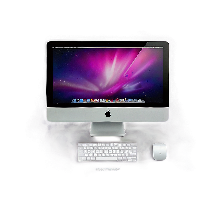 Imac With Wallpaper Png 05252024 PNG Image