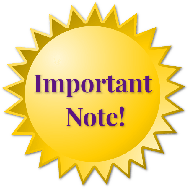 Important Note Seal Graphic PNG Image