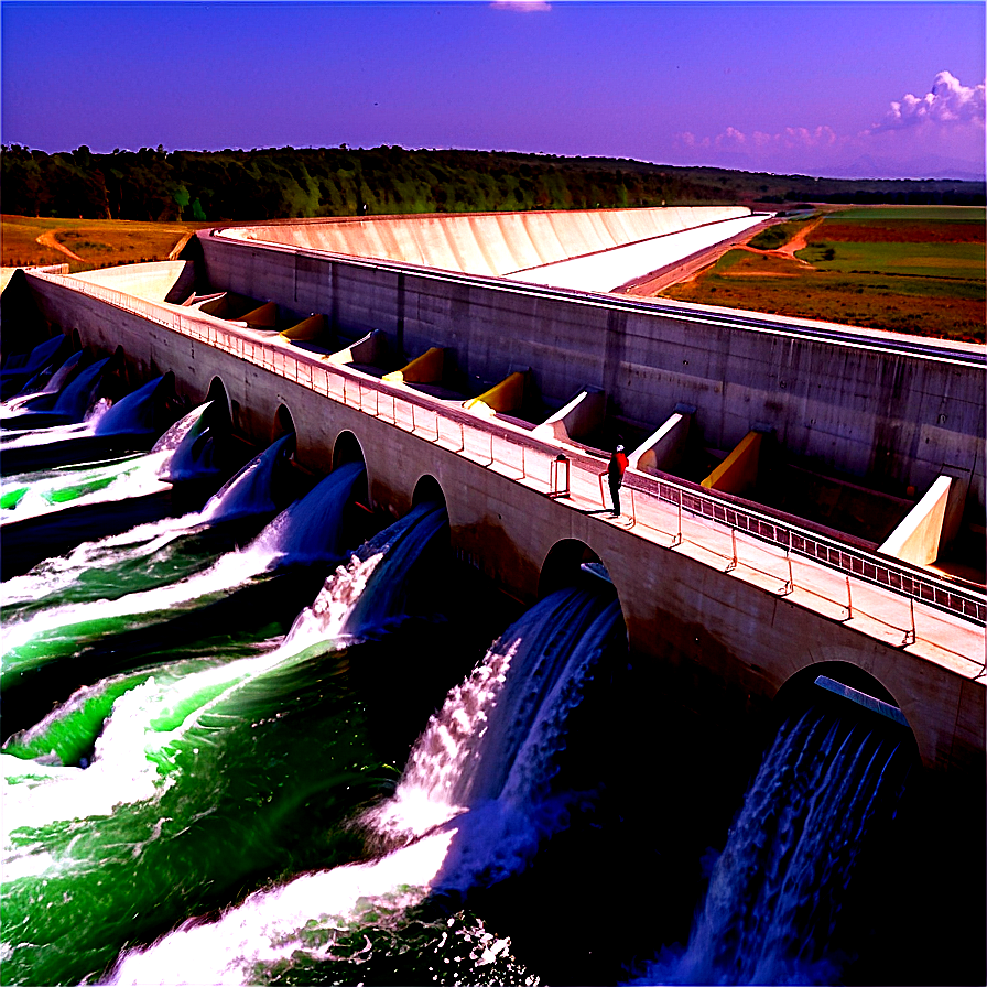 Impressive Spillway Design Dam Png Ubt86 PNG Image