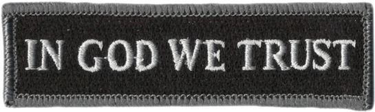 In God We Trust Patch PNG Image