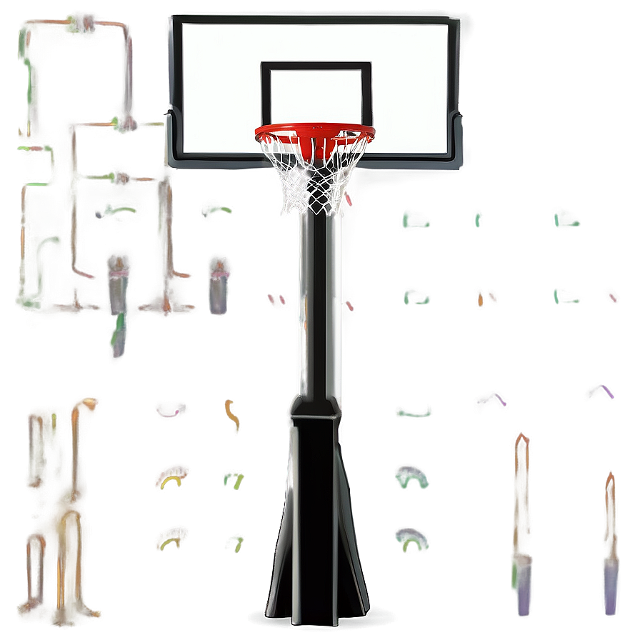 In-ground Basketball Hoop Png Bwu PNG Image