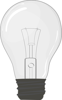 Incandescent Bulb Illustration PNG Image