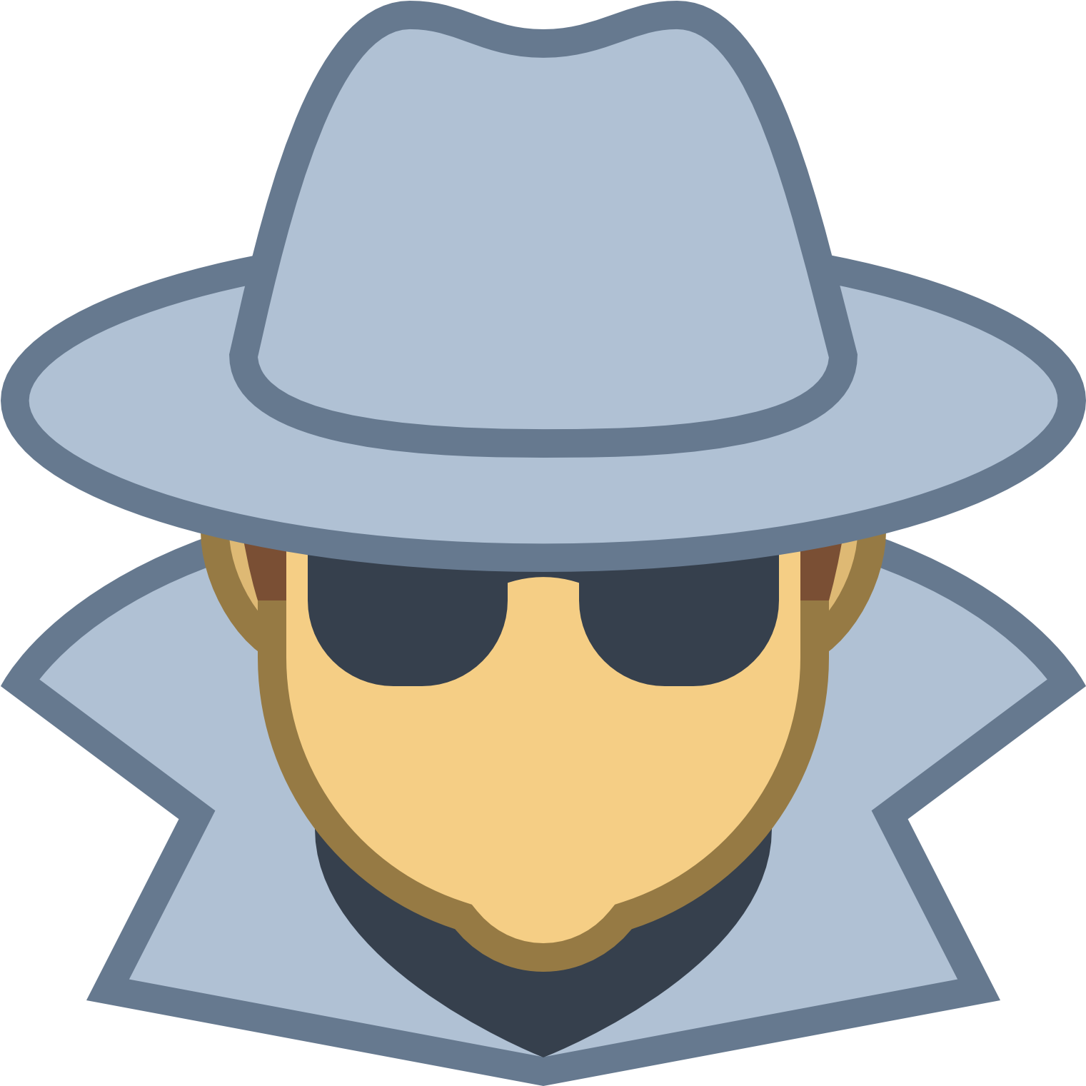 Incognito Spy Icon PNG Image