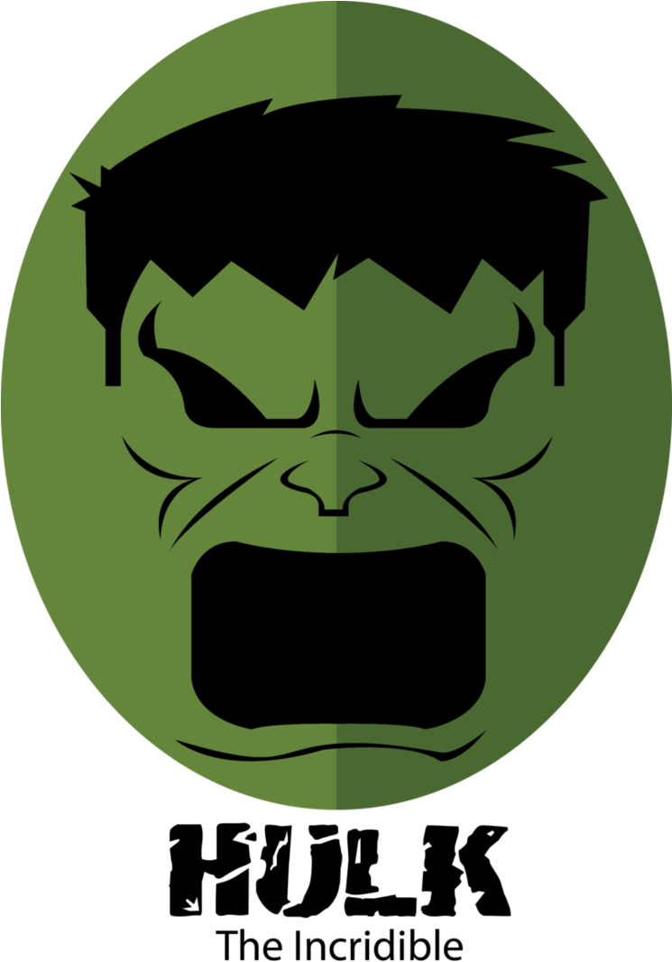 Incredible Hulk Logo Graphic PNG Image