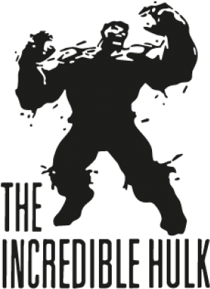 Incredible Hulk Silhouette Logo PNG Image