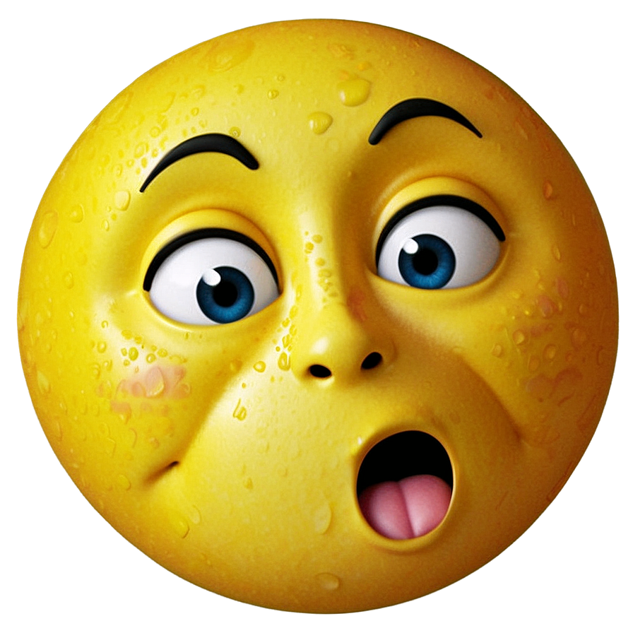 Incredulous Emoji Face Png Mfh PNG Image