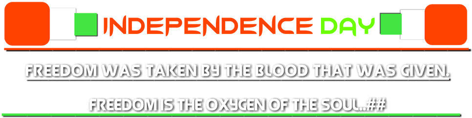 Independence Day Banner Design PNG Image