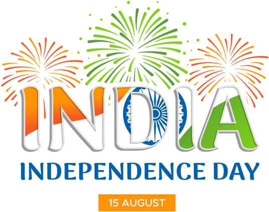 India Independence Day Celebration Fireworks PNG Image