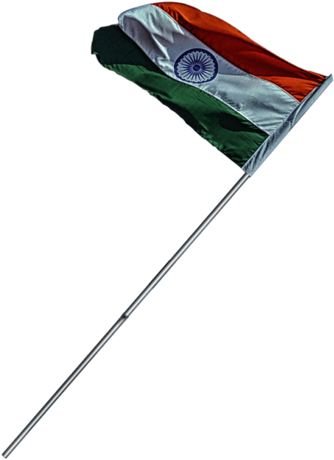 Indian Flag Waving PNG Image