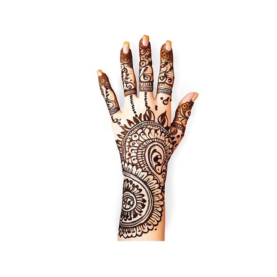 Indian Mehndi Design Png Ilu PNG Image