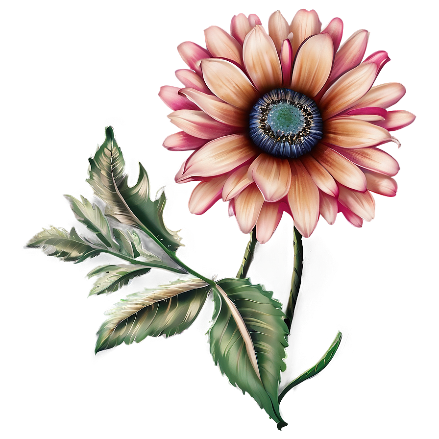 Indie Flower Mural Png 06252024 PNG Image