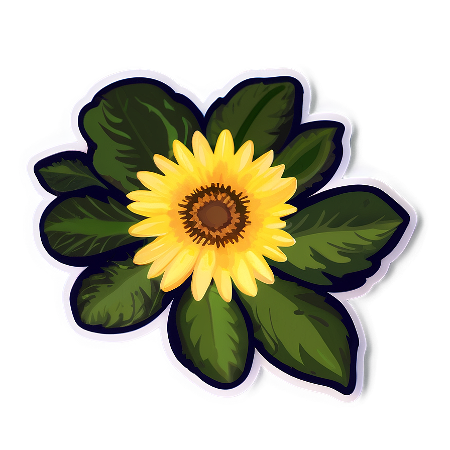 Indie Flower Sticker Png Oph PNG Image