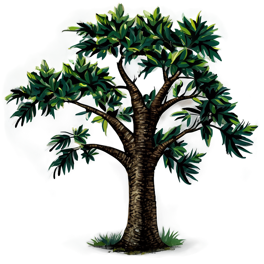 Indigenous Tree Elevation Png Peq PNG Image