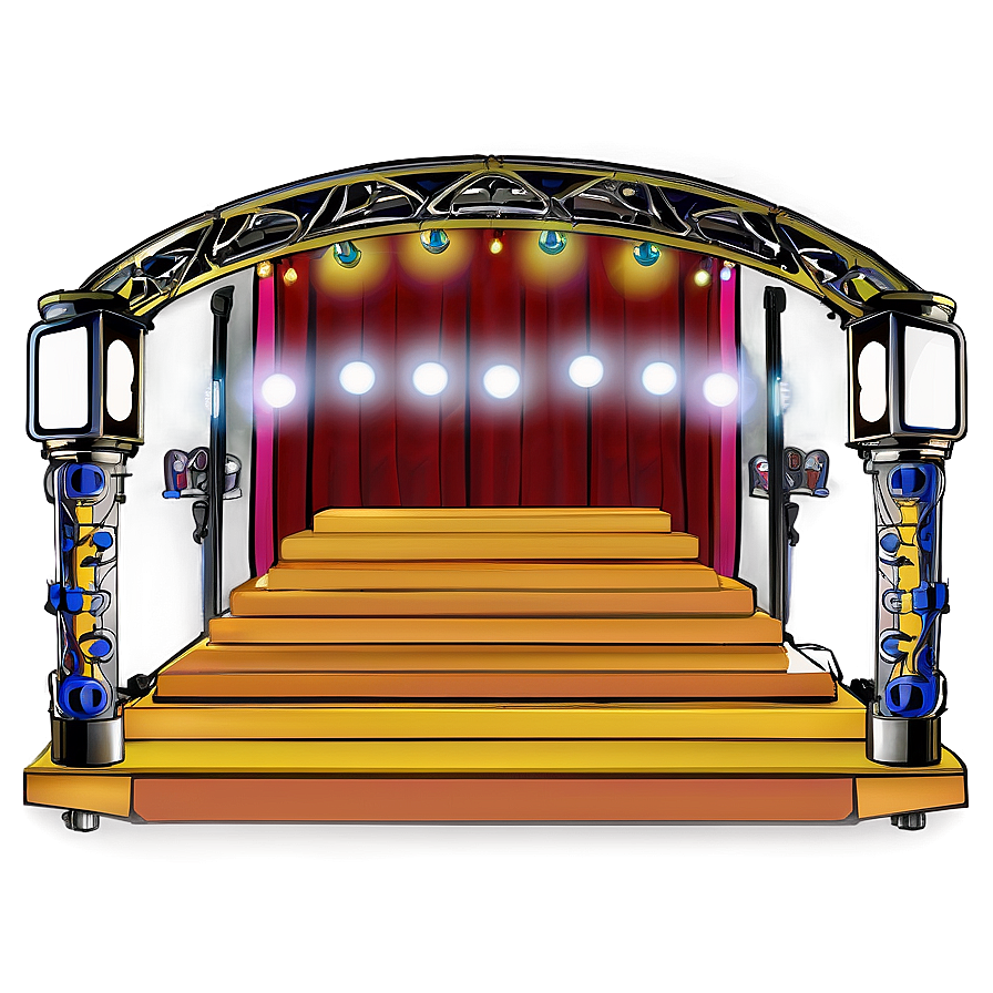 Indoor Concert Stage Png Ado38 PNG Image