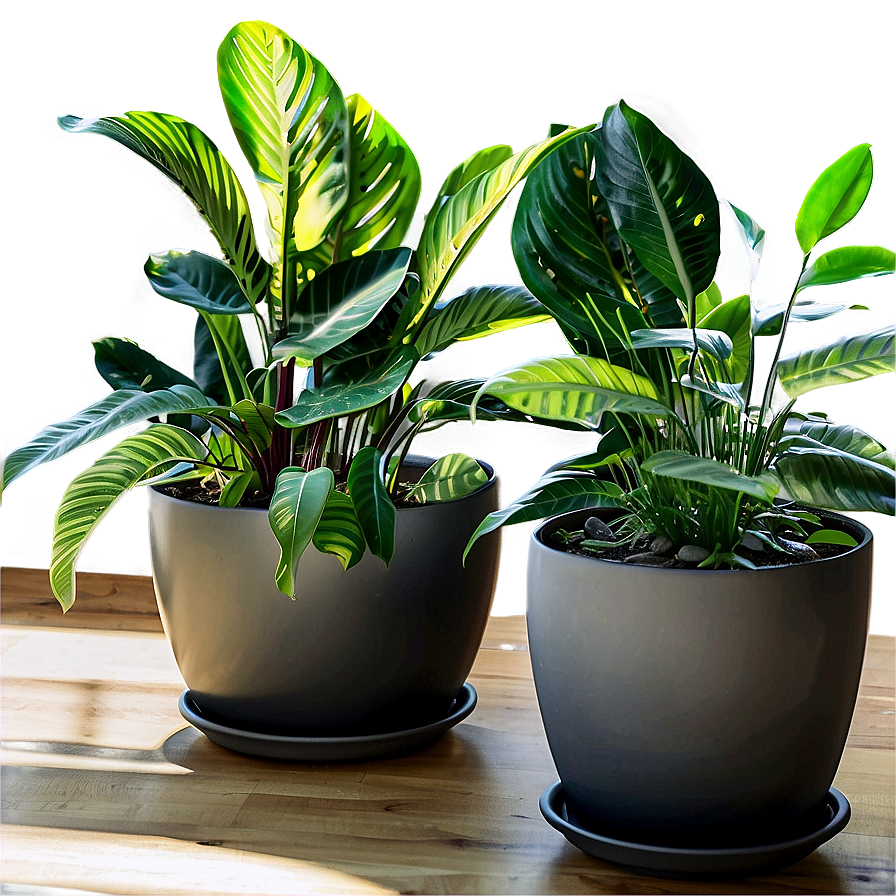 Indoor Plants With Flowers Png Wex38 PNG Image