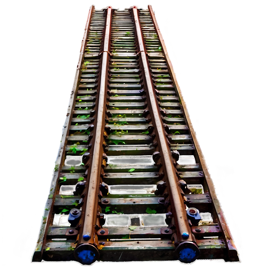 Industrial Area Railroad Tracks Png 06122024 PNG Image