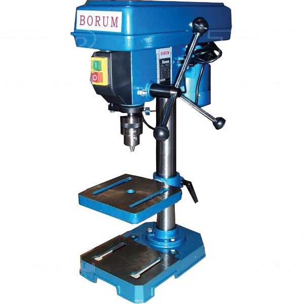 Industrial Bench Drill Press Machine PNG Image