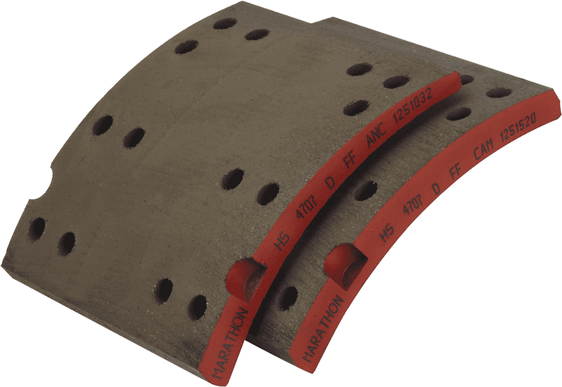 Industrial Brake Padwith Red Shims PNG Image