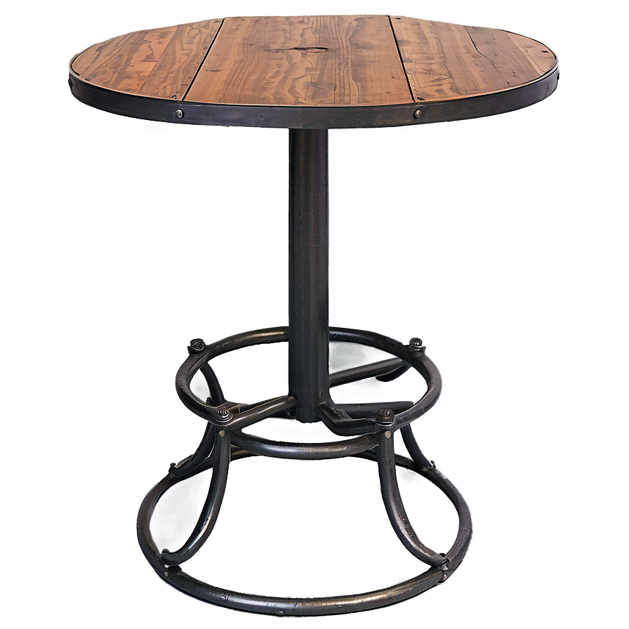 Industrial Chic Bar Table Png 8 PNG Image