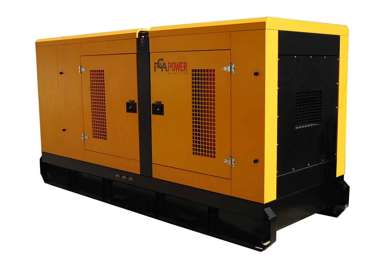 Industrial Diesel Generator PNG Image