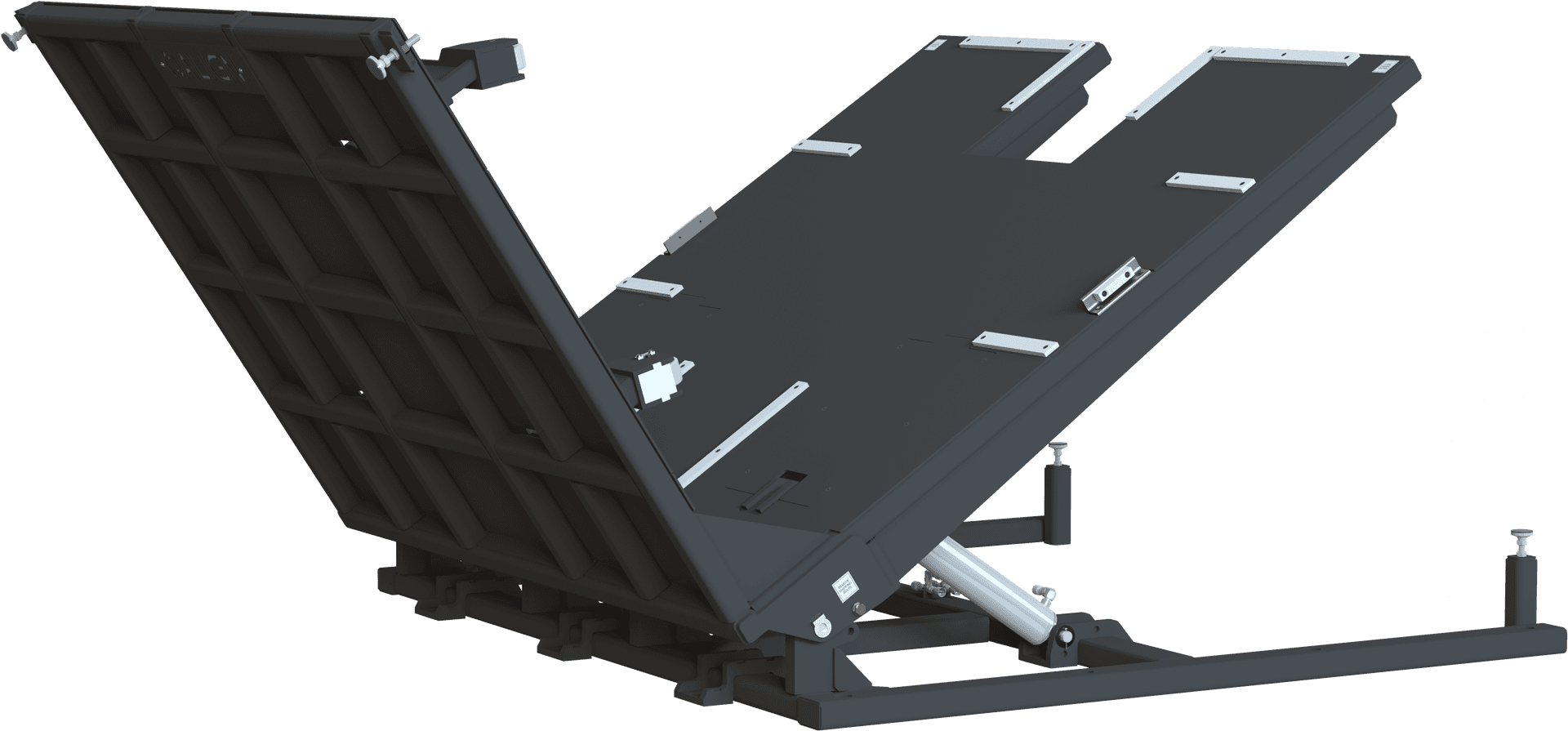 Industrial Dock Leveler Equipment PNG Image