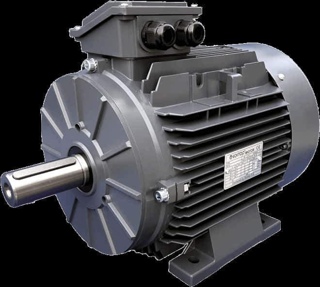 Industrial Electric Motor PNG Image