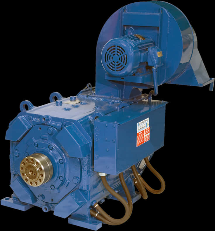 Industrial Electric Motor PNG Image