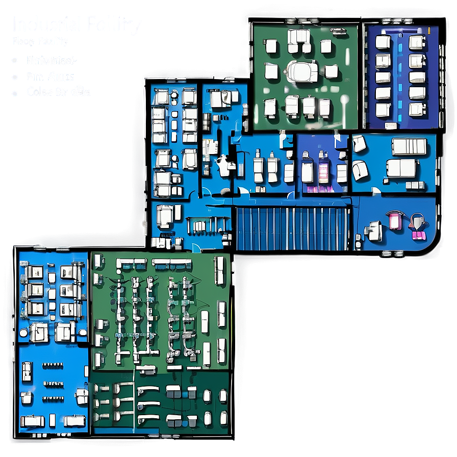 Industrial Facility Floor Plan Png 18 PNG Image