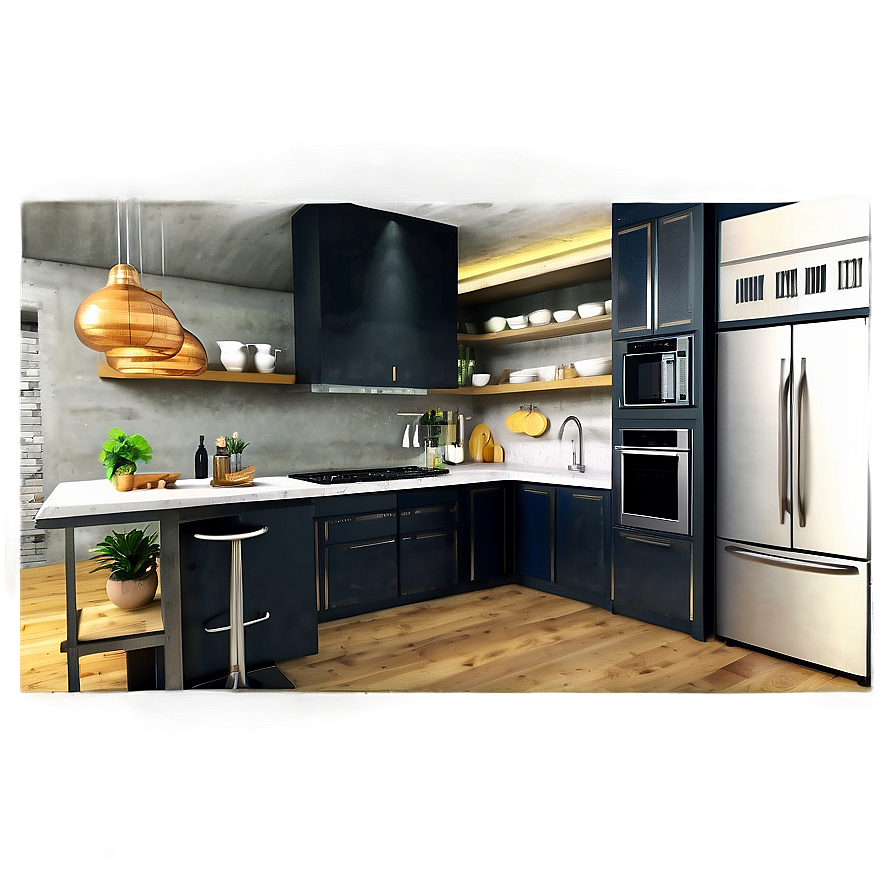 Industrial Kitchen Style Png 34 PNG Image