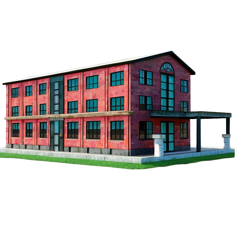 Industrial Loft Building Png Cwv PNG Image