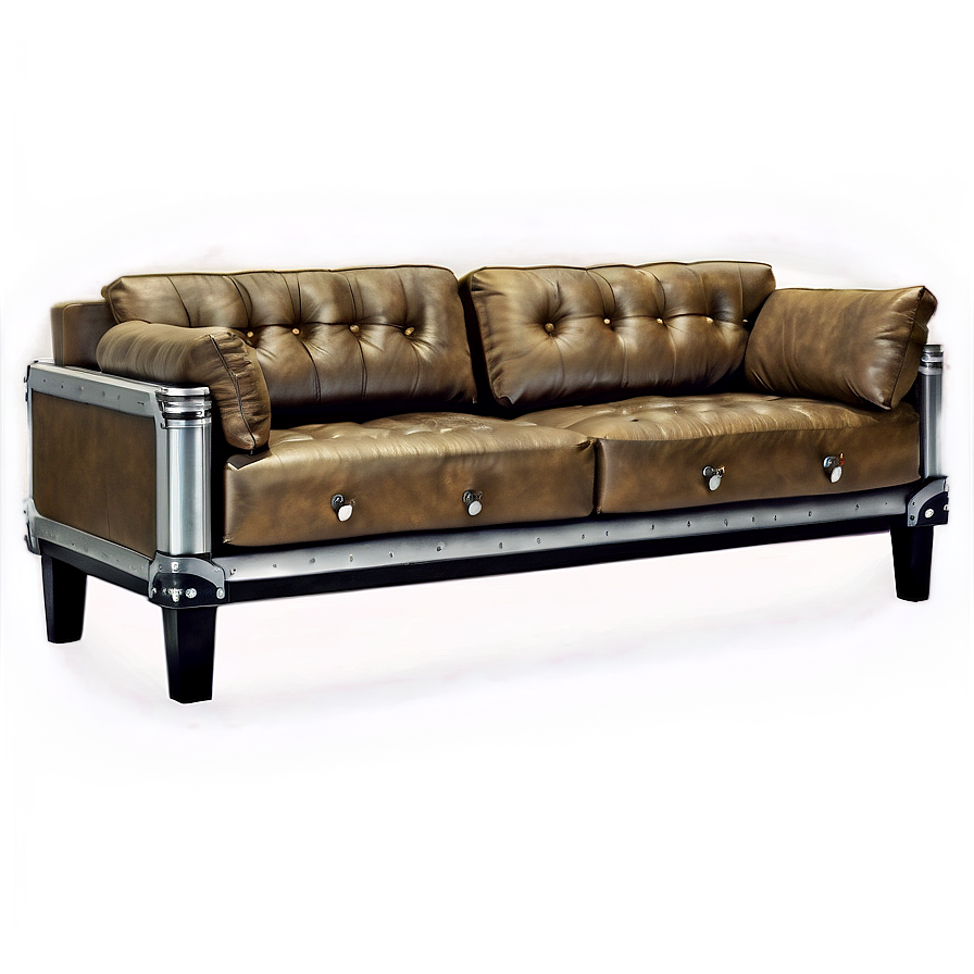 Industrial Loft Couch Png Lgg PNG Image