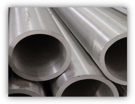 Industrial Metal Tubes Stacked PNG Image