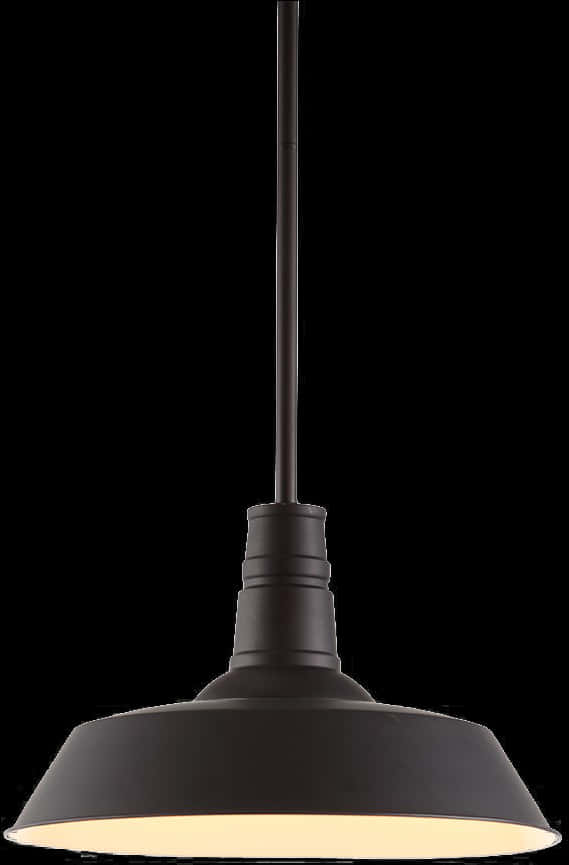 Industrial Pendant Light Fixture PNG Image