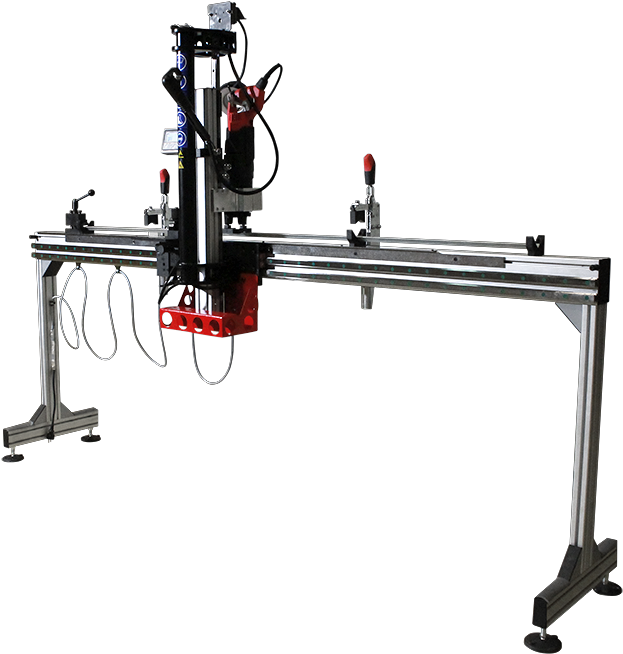 Industrial Pipe Cutting Machine PNG Image