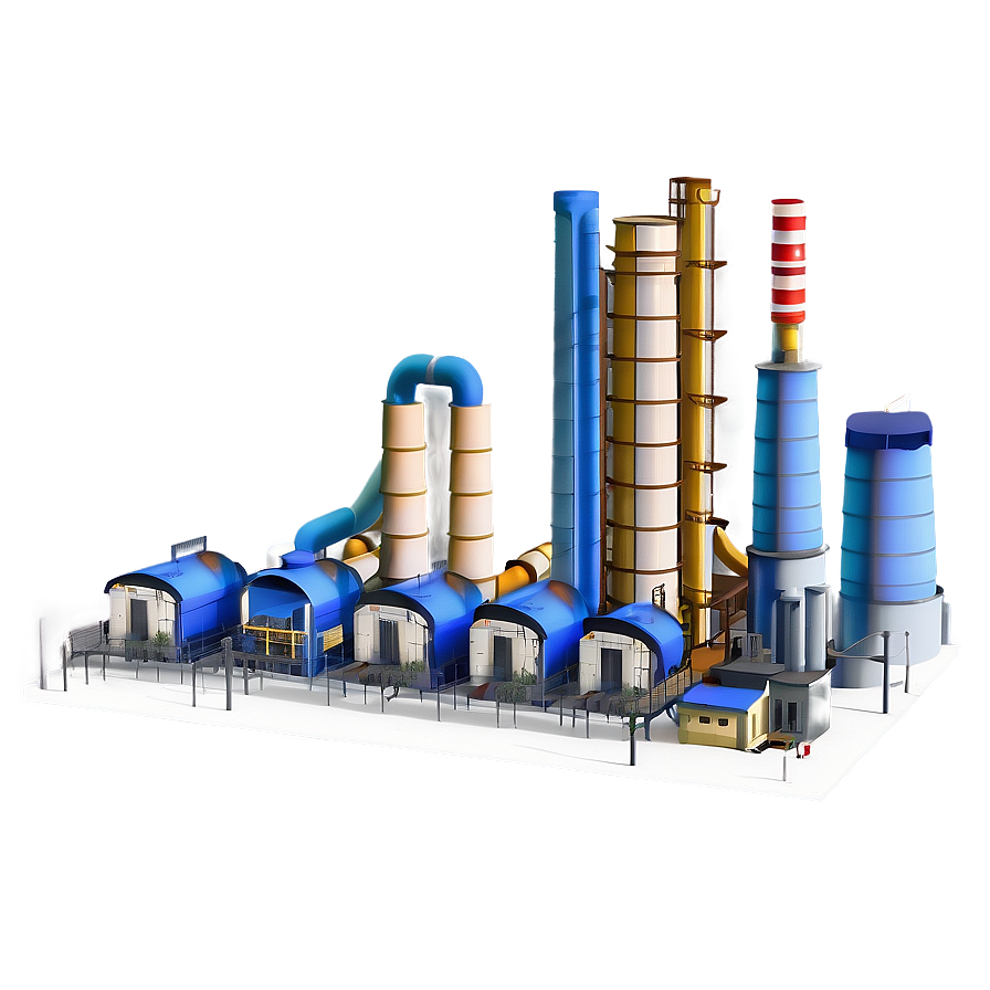 Industrial Power Plant Png Lld93 PNG Image