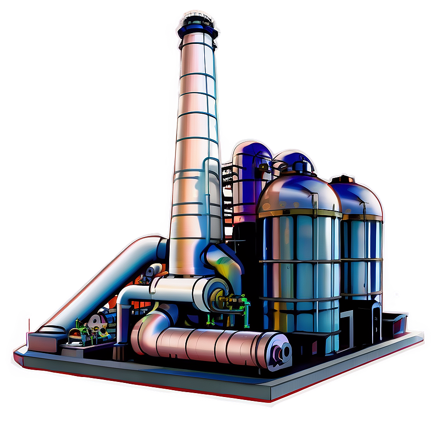 Industrial Power Plant Png Mdd10 PNG Image