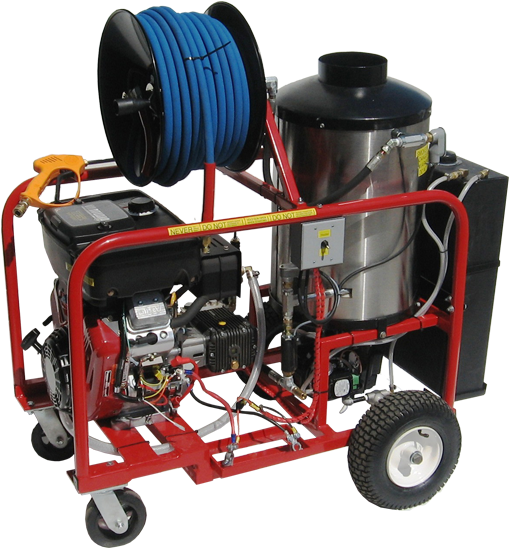 Industrial Pressure Washer System PNG Image