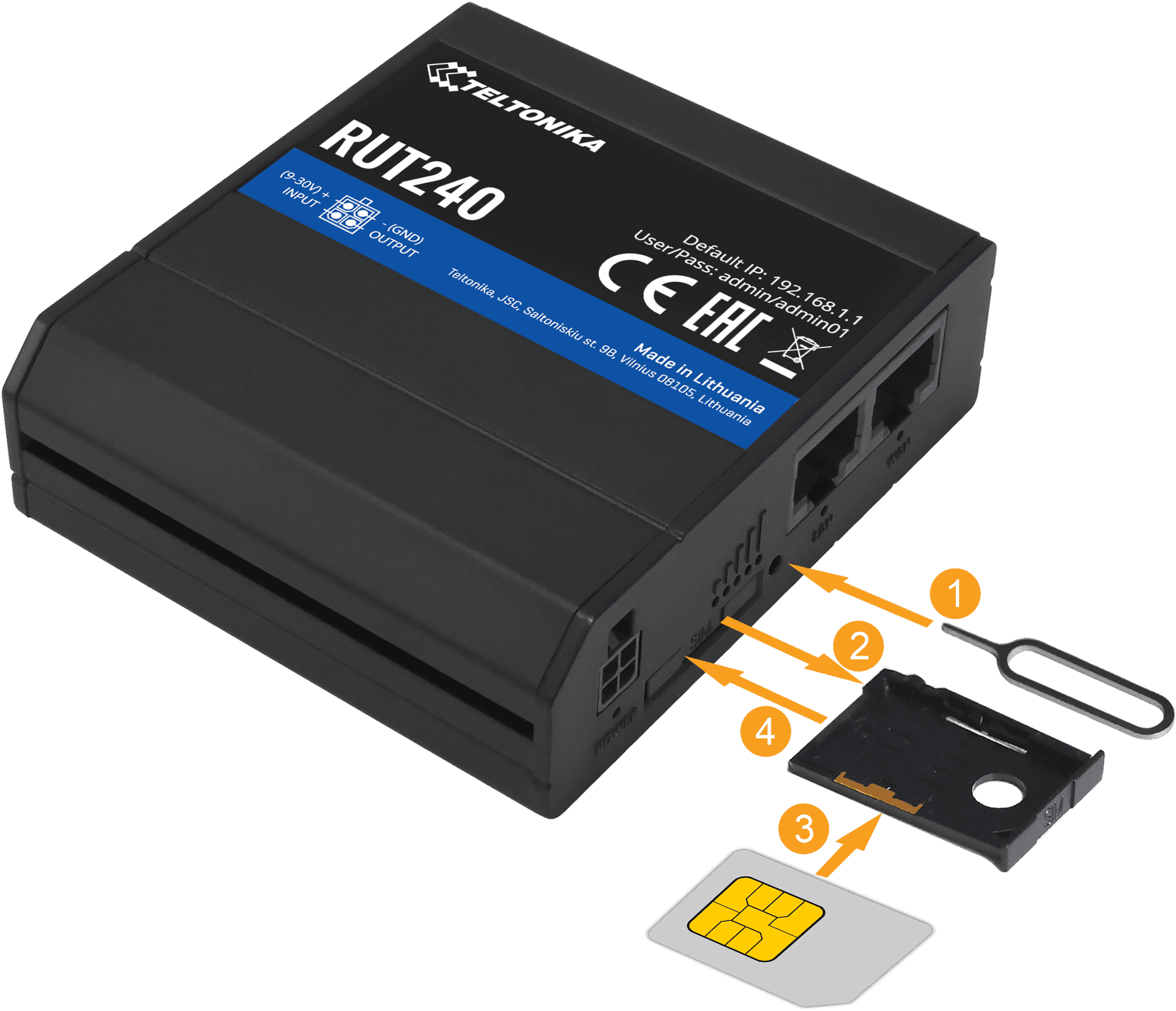 Industrial Router S I M Card Installation PNG Image