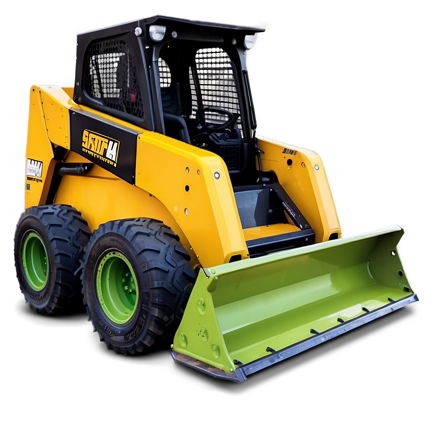 Industrial Skid Steer Vehicle Png Qio PNG Image