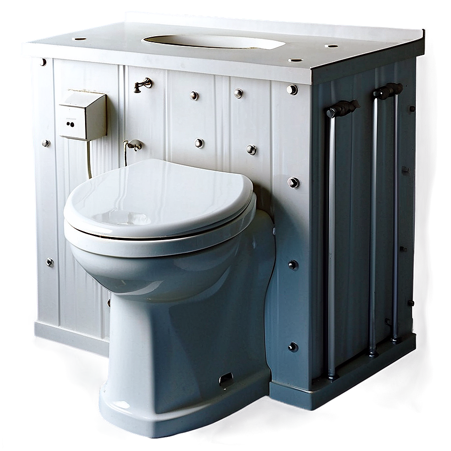 Industrial Steel Toilet Png 67 PNG Image