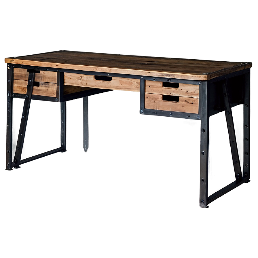 Industrial Style Desk Png Mke PNG Image