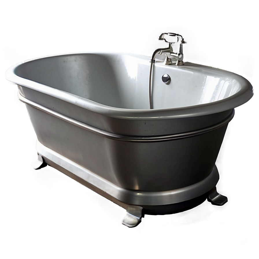 Industrial Style Freestanding Tub Png 06282024 PNG Image