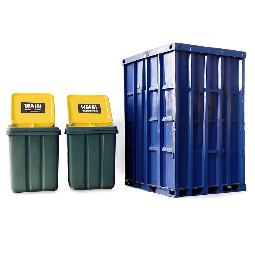 Industrial Waste Containers Png Rsw PNG Image