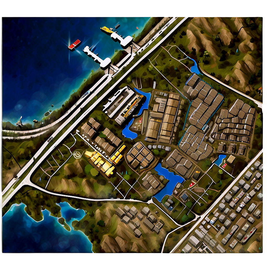 Industrial Zone Map Png 71 PNG Image