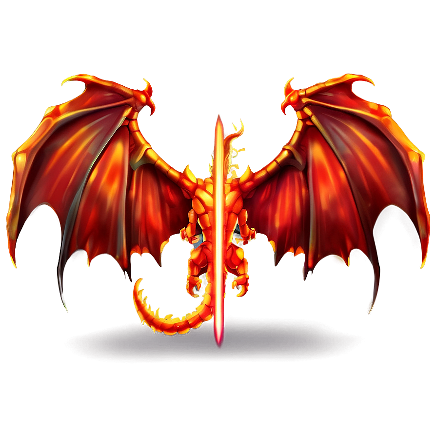 Inferno Dragon Wings Illustration Png 97 PNG Image