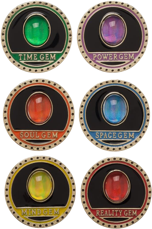 Infinity Stones Collection PNG Image