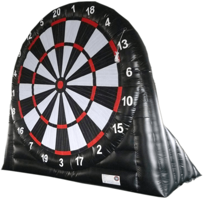 Inflatable Dartboard Game PNG Image